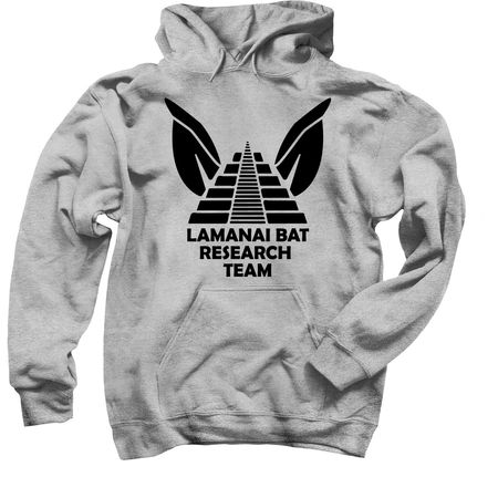 Lamanai Bat Research Team, a Sport Grey Pullover Hoodie