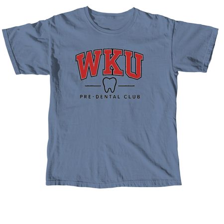 WKU Pre-Dental Club, a Blue Jean Comfort Colors Unisex Tee