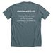 LOT Asheville, a Heather Slate Premium Unisex Tee (back-view)