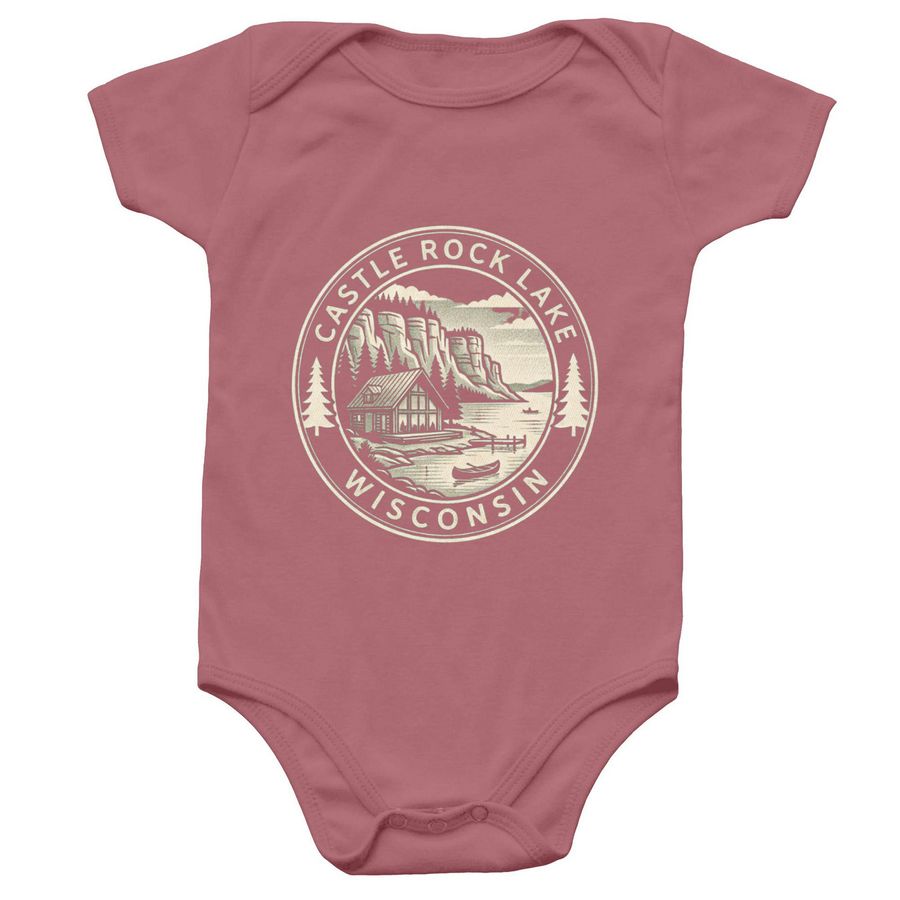 Rosandtrip Onesie, a Mauve Infant Onesie