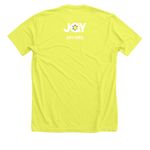 Hashem Is All Genders, a Neon Yellow Premium Unisex Tee (back-view)