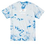 Hashem Is All Genders, a True Royal Crystal Tie Dye Tee (back-view)