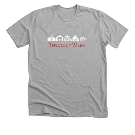 Theology Week&nbsp;, a Athletic Heather Premium Unisex Tee
