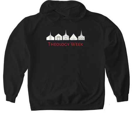 Theology Week&nbsp;, a Black Gildan Softstyle Pullover Hoodie