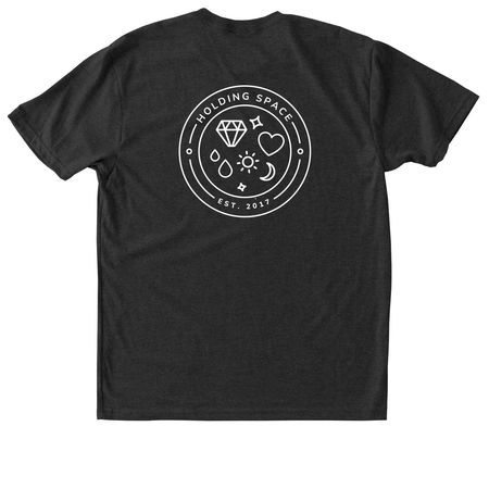 Holding Space Est. 2017, a Vintage Black Triblend Unisex Tee