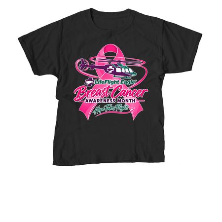 LFE 2026 Breast Cancer Awareness&nbsp;, a Black Youth Unisex Tee