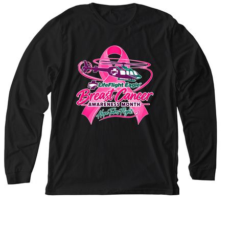 LFE 2026 Breast Cancer Awareness&nbsp;, a Solid Black Blend Premium Long Sleeve Tee