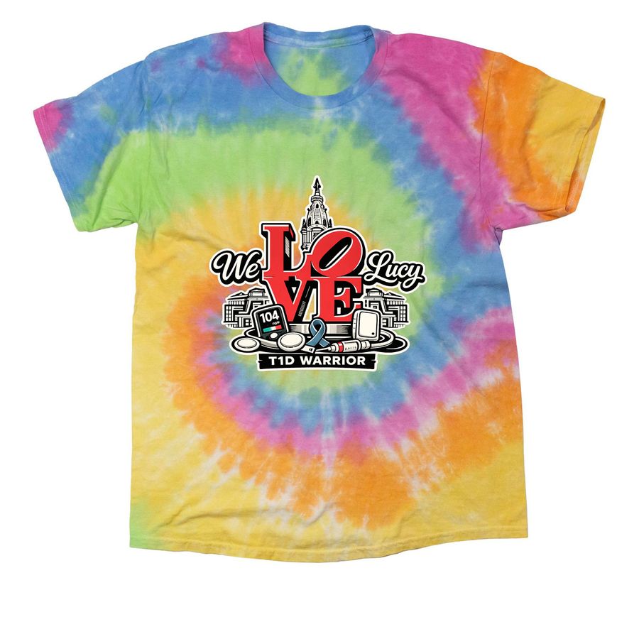 I Love Lucy, a Eternity Classic Tie Dye Tee