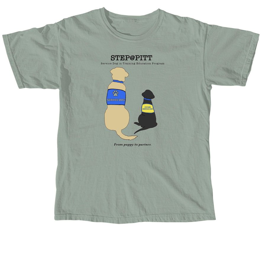 From Puppy to Partner Front design&nbsp;, a Bay Comfort Colors Unisex Tee