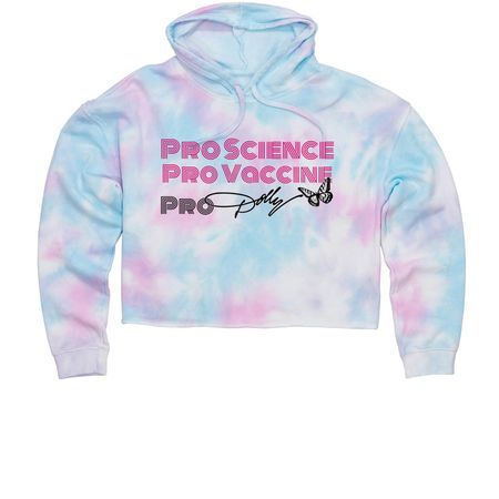 LIMITED TIME ONLY, a Cotton Candy Women?s Tie Dye Cropped Hoodie