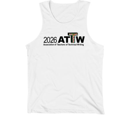 ATTWcon '26, a White Premium Cotton Tank