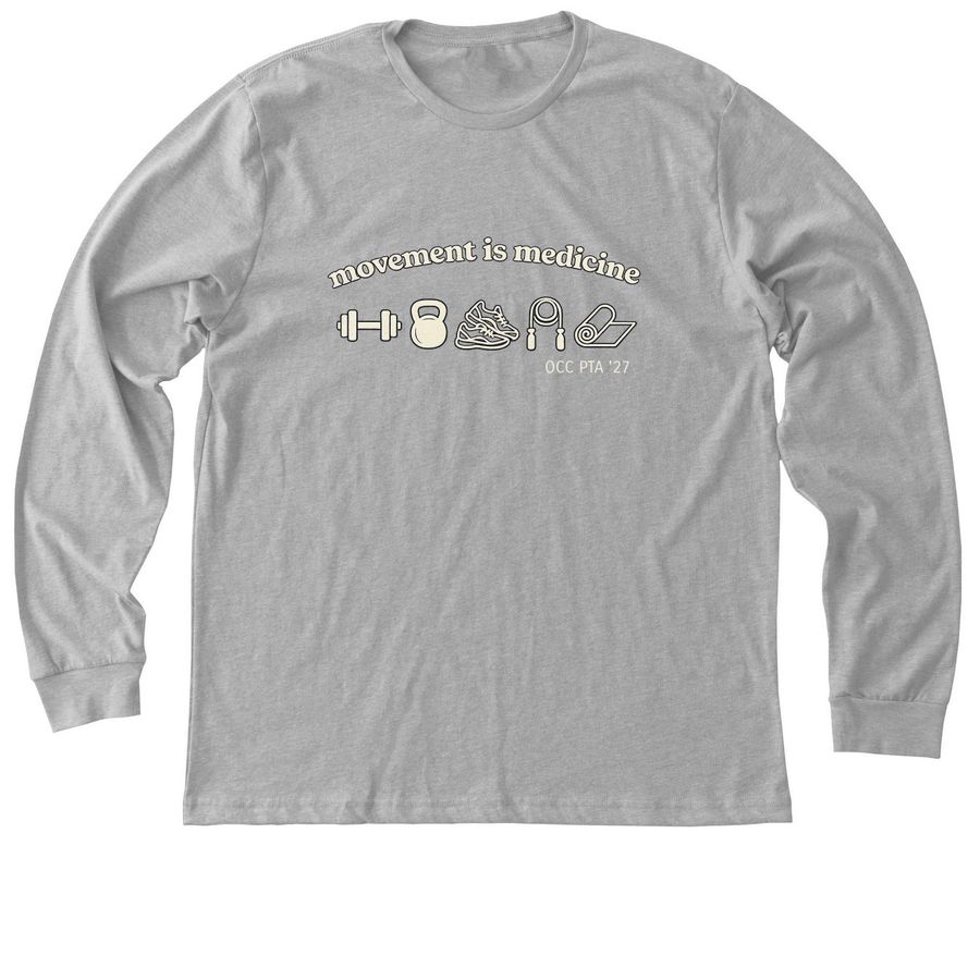 OCC PTA CLASS OF 2027, a Athletic Heather Premium Long Sleeve Tee