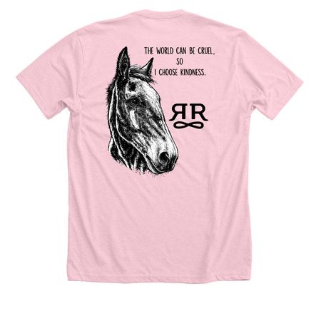 The World Can Be Cruel, a Heather Pink Premium Unisex Tee