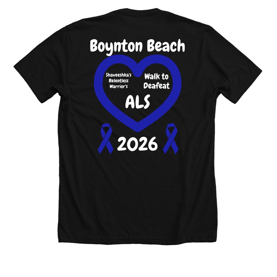 Smallest could lead to a cure, a Solid Black Blend Premium Unisex Tee (back-view)