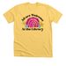 All are Welcome At the Library, a Heather Yellow Gold Premium Unisex Tee