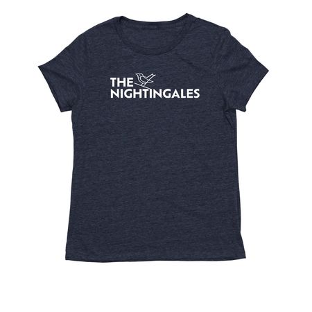 The Nightingales Shirts, a Rebel Blue Allmade Eco Triblend Women?s Tee