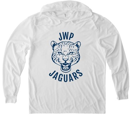 JWP Spirit Wear: Light Shirts, a Bright White Allmade Eco Triblend Hoodie Tee