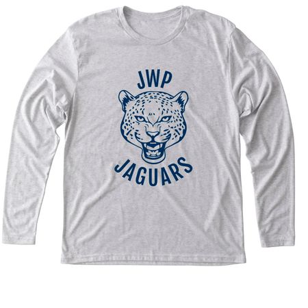 JWP Spirit Wear: Light Shirts, a Heather White Triblend Long Sleeve Tee