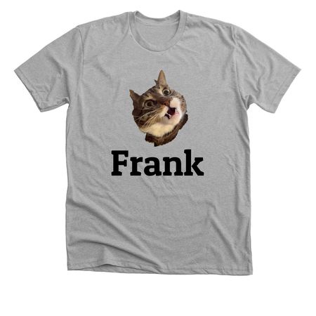 Frank, a Athletic Heather Premium Unisex Tee