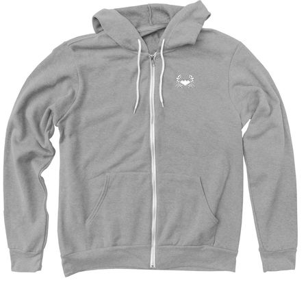 No Judgment Just Jesus Adventure Logo SC, a Athletic Heather Zip Up Hoodie