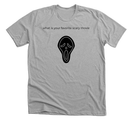 scary new idea, a Athletic Heather Premium Unisex Tee