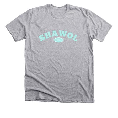 Iowa Arch Tee, a Athletic Heather Premium Unisex Tee