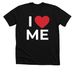 I Love ME Tee, a Solid Black Blend Premium Unisex Tee