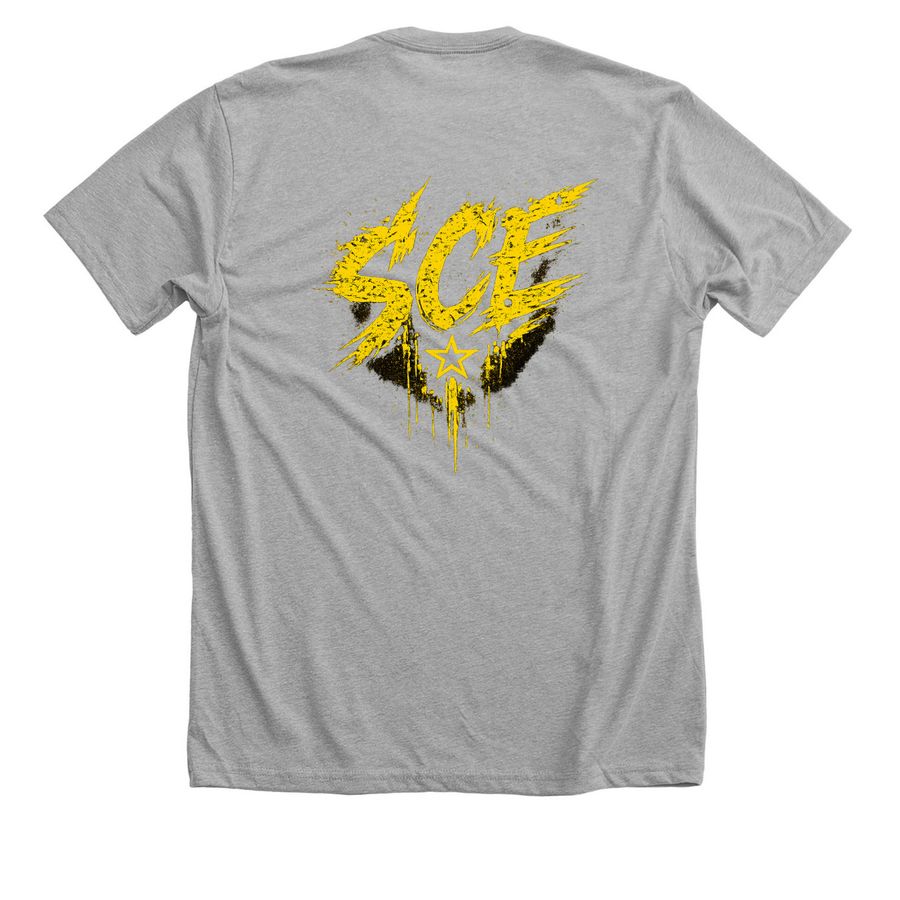 Sporting Columbus East, a Athletic Heather Premium Unisex Tee (back-view)