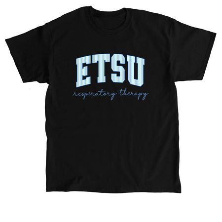 ETSU RT stripes, a Black Classic Unisex Tee