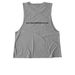 Bunny Momma, a Aluminum Grey Allmade Eco Triblend Women?s Muscle Tank (back-view)