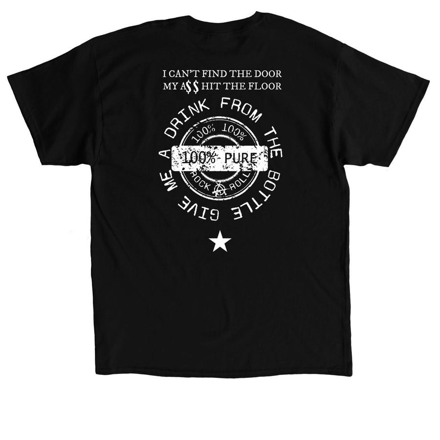 SUGARBOXX ?Give Me A Drink From The Bottle?, a Black Classic Unisex Tee (back-view)