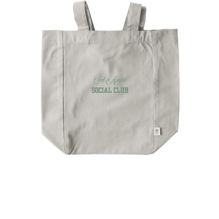 Set Apart Social Club Tote, a Natural Recycled Cotton Tote Bag