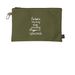 "Busy Day Converting Oxygen" Pouch, a Olive