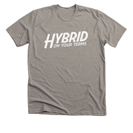 TLM HOYT FRONT, a Heather Stone Premium Unisex Tee
