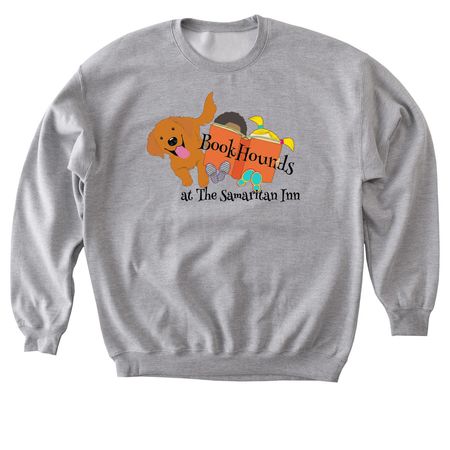 Support the Bookhounds, a Sport Grey Softstyle Crewneck Sweatshirt