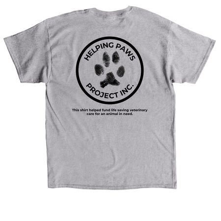 Dog Dad, a Sport Grey Classic Unisex Tee (back-view)