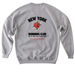 New York City Running Club, a Sport Grey Softstyle Crewneck Sweatshirt (back-view)