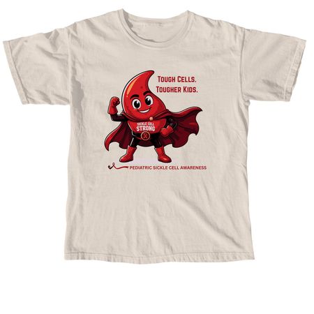 Sickle Cell Awareness, a Ivory Comfort Colors Unisex Tee