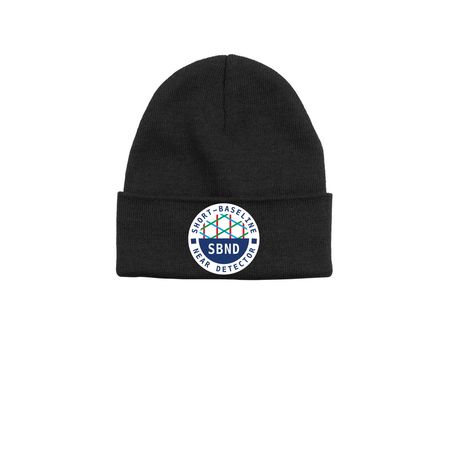 Beanie, a Black Printed Base Camp Beanie