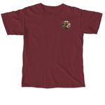 Dad the original security system, a Brick Comfort Colors Unisex Tee (back-view)