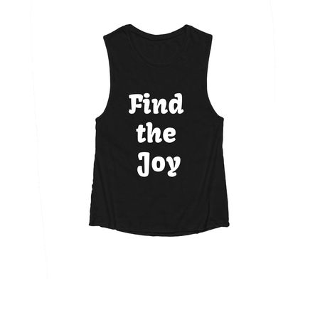 Find the Joy, a Black Women's Muscle Tank