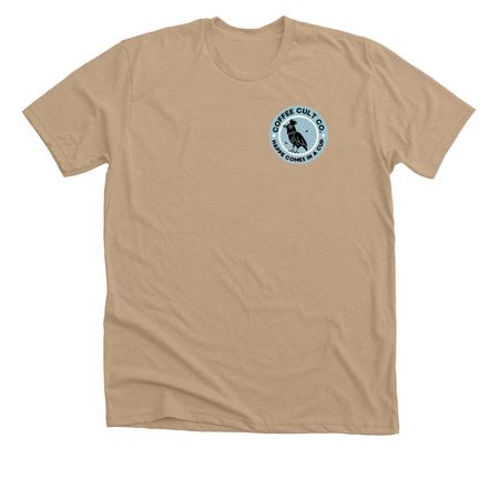 happe cup&nbsp;, a Heather Sand Dune Premium Unisex Tee