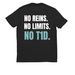Team Graceful, a Space Black Allmade Eco Triblend Unisex Tee (back-view)
