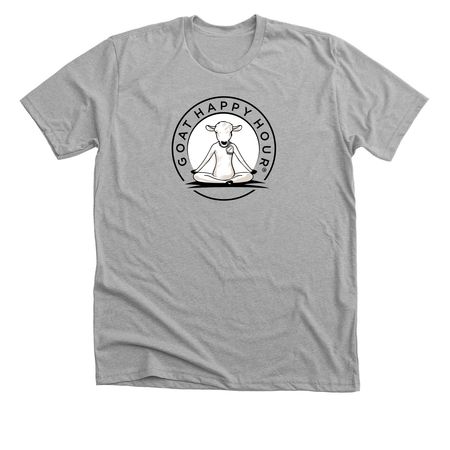 Goat Happy Hour Merch!, a Athletic Heather Premium Unisex Tee