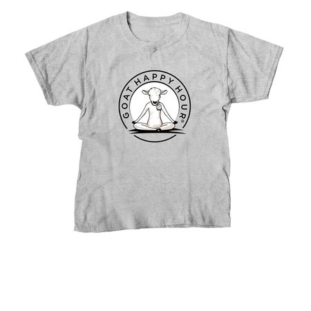 Goat Happy Hour Merch!, a Sport Grey Youth Unisex Tee