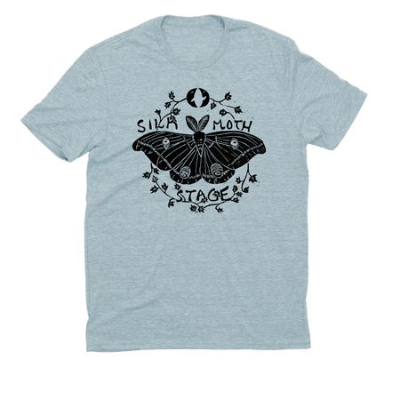 2026 Silk Moth Shirts, a I Like You Blue Allmade Eco Triblend Unisex Tee