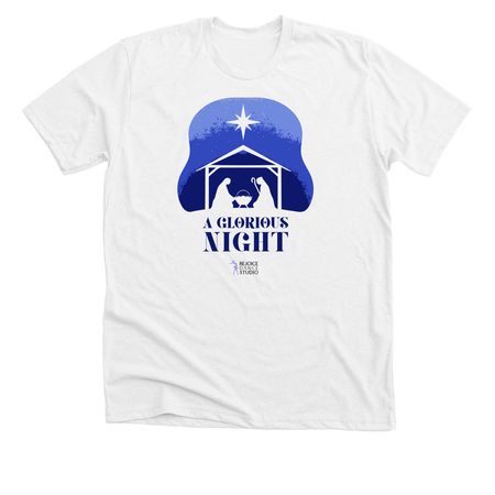 A Glorious Night, a Solid White Blend Premium Unisex Tee