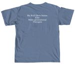JB special, a Blue Jean Comfort Colors Unisex Tee (back-view)