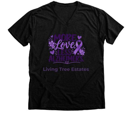 Living Tree Estates&nbsp;, a Black Heather Premium V-Neck Tee