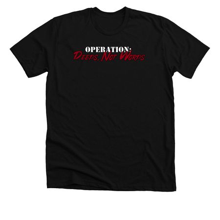 Official Op:DNW Logo Shirt&nbsp;, a Solid Black Blend Premium Unisex Tee